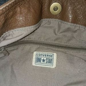 All Star Converse Shoulder Bag Purse Brown - Gem
